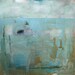 She Was in the Middle, Original mixed media painting on canvas
