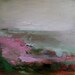 Landscape, Original oil painting on wood panel 12'' x 12''