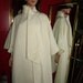 Vintage 90-91s Ivory Fleece Boho Poncho Flapper style Relaxed does 20-30 style Cape