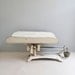 antique baby scale in pale cream