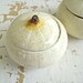 LAST SET AVAILABLE- Vintage Ceramic White Pumpkins For Fall Decorating- A Pretty Set of Three