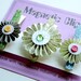 Rosette Clothes Pin Magnets for Photos, Banners, and Office Boards