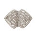 Art Deco Belt Buckle Vintage Rhinestone Deco 1920s Wedding Accessory