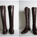 JOAN & DAVID couture CORSET lace up equestrian boots, 8