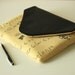iPad Case Recycled Leather & Cotton Padded Sleeve for Your EReader