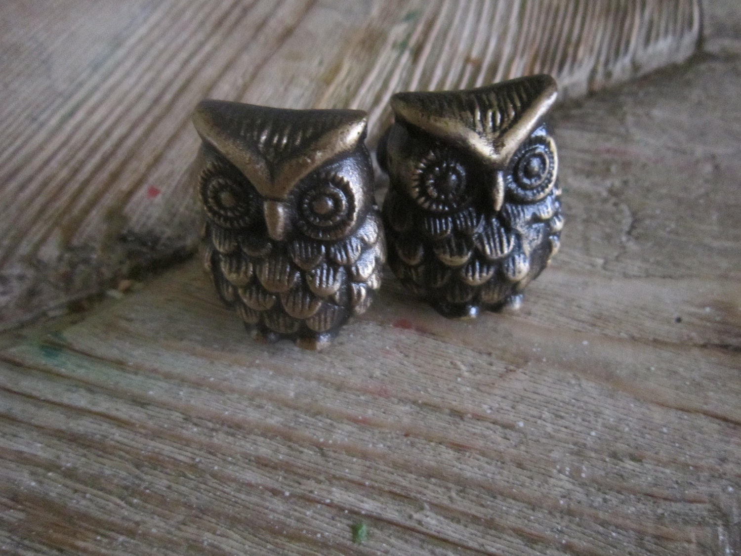 Set of 2 Owl Drawer Pulls/Knobs by artsydigs on Etsy