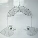 Two Wire Birds Mobile Sculpture