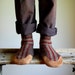 Wool House Slippers, Eco Friendly, Women size 11, men size 10, Orchard