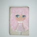 Hand Painted Doll Portrait Dollhouse Miniature Painting