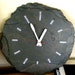 Wall clock in slate