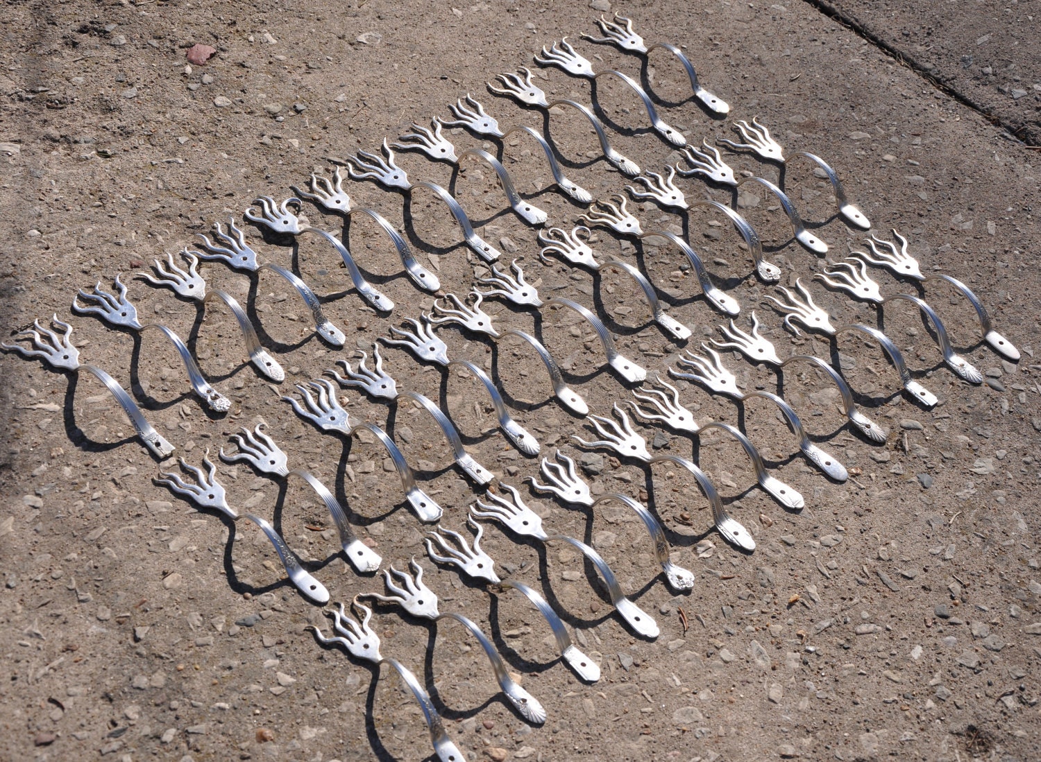 36 FUNKY Fork or Door Pull dresser kitchen drawers