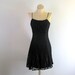 Vintage black gothic lace mini dress with jacket size 7/8