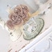 Vintage Millinery Flowers - Rosettes - Applique - Faux Pearl Stamens - Velvet Ribbon