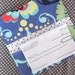 Quilted Checkbook Cover - Periwinkle Floral