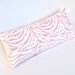 Baby Pink and White Zebra Print Pillow 8" x 17"