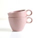 Vintage Tickled Pink Mugs