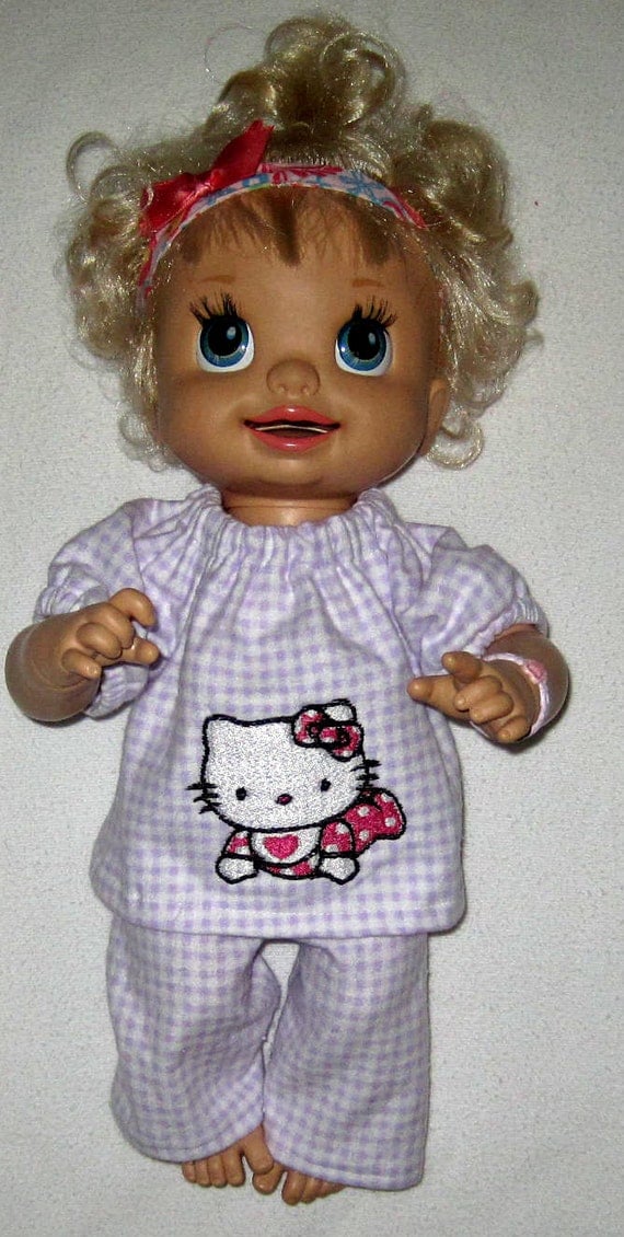 My Baby Alive Purple Hello Kitty Pajamas Fits by Dakocreations