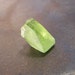 August birthstone - Peridot Crystal - Terminated wedge - wire wrap stone - small - natural - raw - rough - specimen - Peridot - green