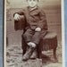Late 1800's CDV Photo of George a Little Boy Sitting on a Fringed Chair