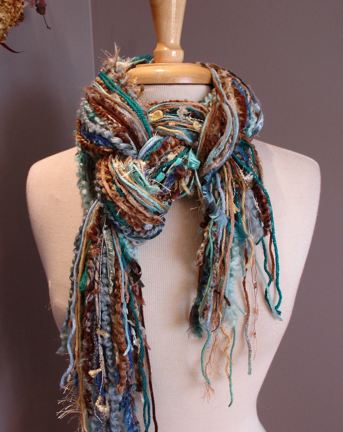 Fringie in Tanteally All Fringe Scarf Multitextural