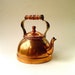 vintage Copper Tea Kettle