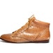 VTG 80's Woven Leather Oxford Ankle Boots 10