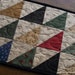 Scrappy Quilted Table Runner Primitive