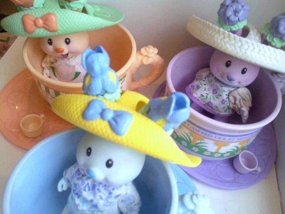 bunnies by the bay tea set