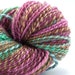 Joli Jardin, 190 or 390 over yards, Handspun Handpainted Blue Faced Leicester Yarn, dk.