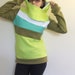 ILLUMINATION - Hoodie Sweatshirt Sweater - Recycled Upcycled - One of a Kind Women - Small/Medium