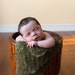 Sale - Baby Wrap - Camo Green Photography Prop