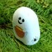 Trick or Treat ghost black widow spider Halloween autumn dorm room decor door prize hand painted rocks by Rockartiste on Etsy
