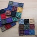 Quilted Coasters - Mug Mats - Fabric Coasters Rustic Country Decor Farmhouse Decor Kitchen Housewares Primitives Country Decor