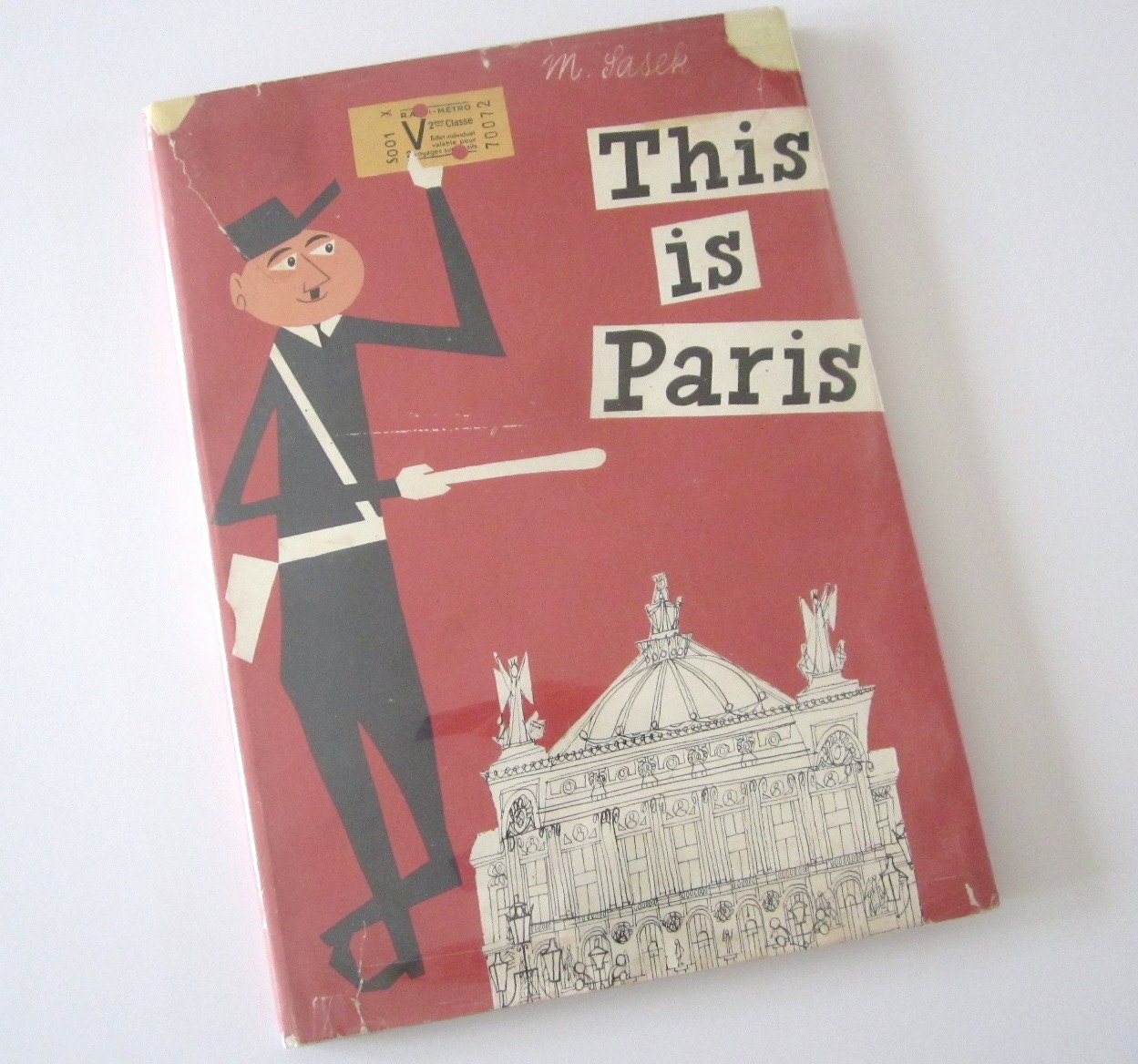 RARE Vintage Book This Is Paris M. Sasek 1959 Finland Printing