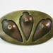 RESERVED ON HOLD for customer J......Antique Arts and Crafts Movement Pin Brooch Copper Brass Boho C1905