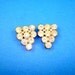 Pair ART DECO Geometric Crystal Rhinestone Dress Clips