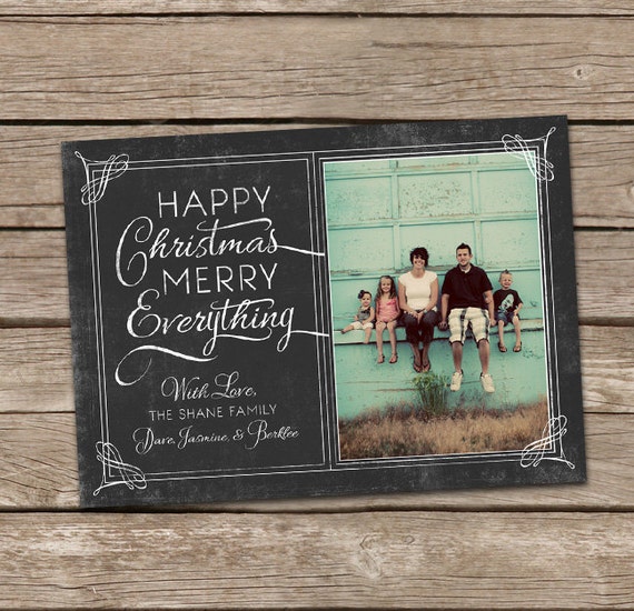 Merry Everything Christmas Card 