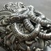 Silver Snake Steampunk Jewelry Cuff Bracelet Gothic Fantasy Statement