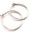 Gold Hoop Earrings Solid 14k Hammered Textured