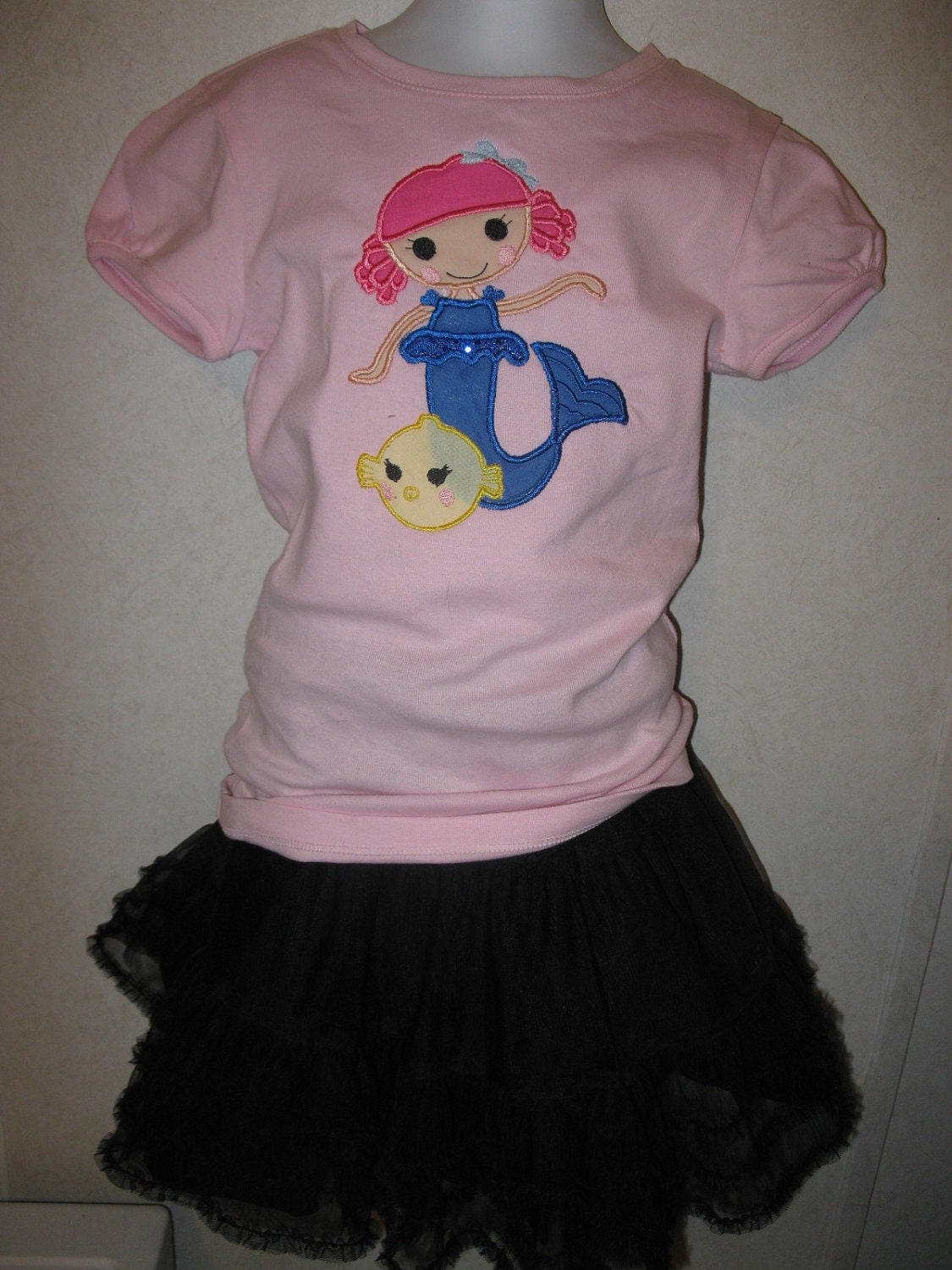 Lalaloopsy Mermaid Coral's Pet Fish Embroidered by rowanmayfairs