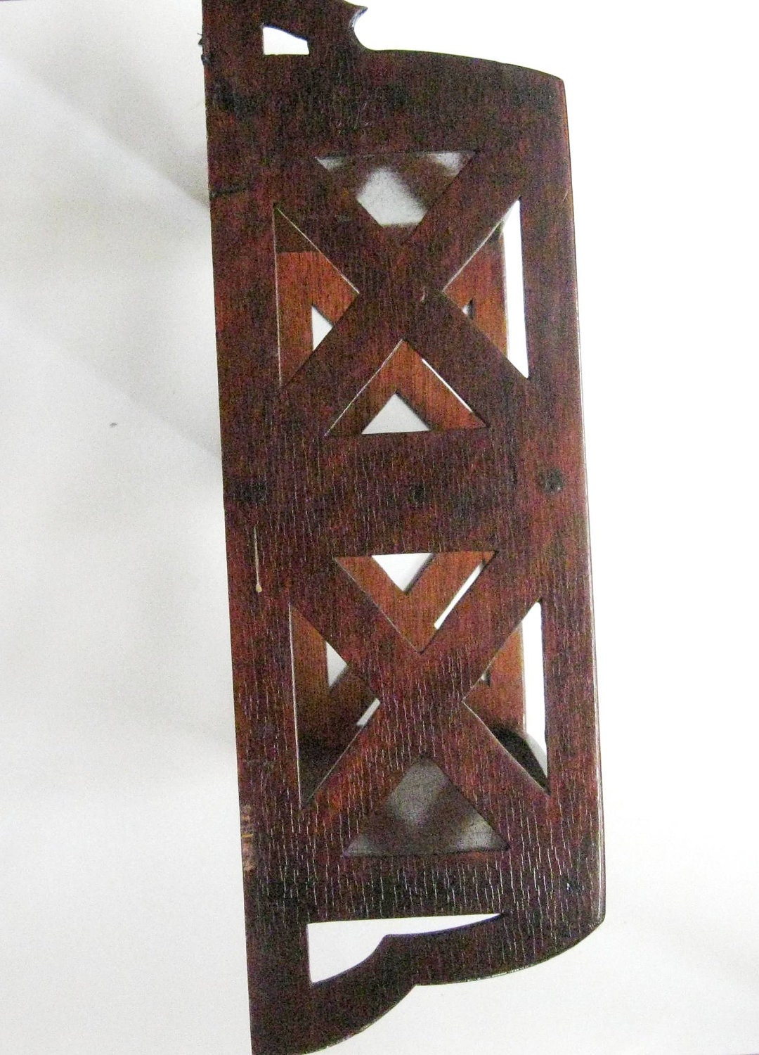 Vintage Wooden Wall Shelf Knick Knack Curio Shelf