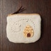 Small Zipper Pouch Bee Hive Coin Purse