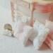Dollhouse Miniature Shabby Pastel Stripe Toss Pillow