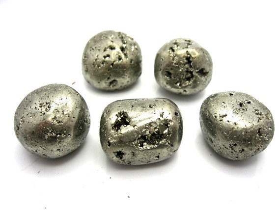 Premium Pyrite Tumbled Stone ONE