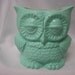 Small Tootsie Pop Owl Mini Vase Mint Green