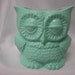 Small Tootsie Pop Owl Mini Vase Mint Green