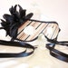 Orange Black and White Halloween Stipes Mask, Decoration, Party Favor