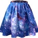 LMC Nebula Skirt, Galaxy Print, Organic Cotton