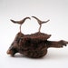 Mid Century Birds on Burl Wood Sculpture