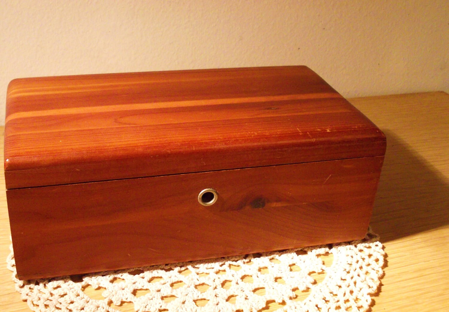 Vintage Miniature Lane Cedar Chest for Jewelry Storage